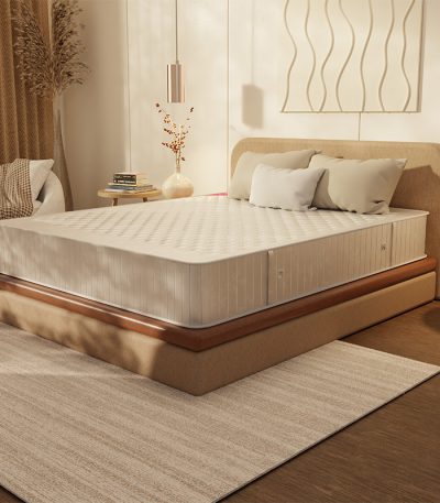 Matelas Pleine Forme – mise en scène chambre moderne